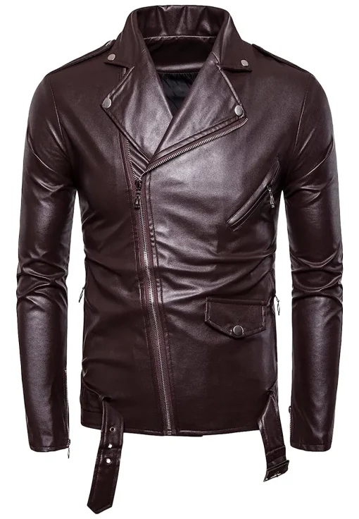 mens-retro-brown-faux-leather-biker-jacket