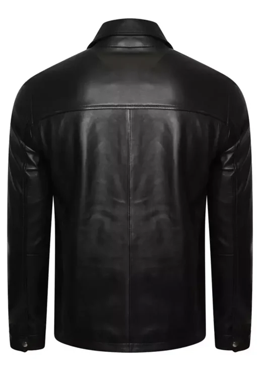 mens-shirt-collar-black-faux-leather-biker-jacket