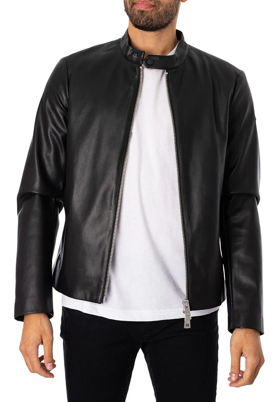 mens-snap-button-collar-black-faux-leather-jacket-1 mens-snap-button-collar-black-faux-leather-jacket