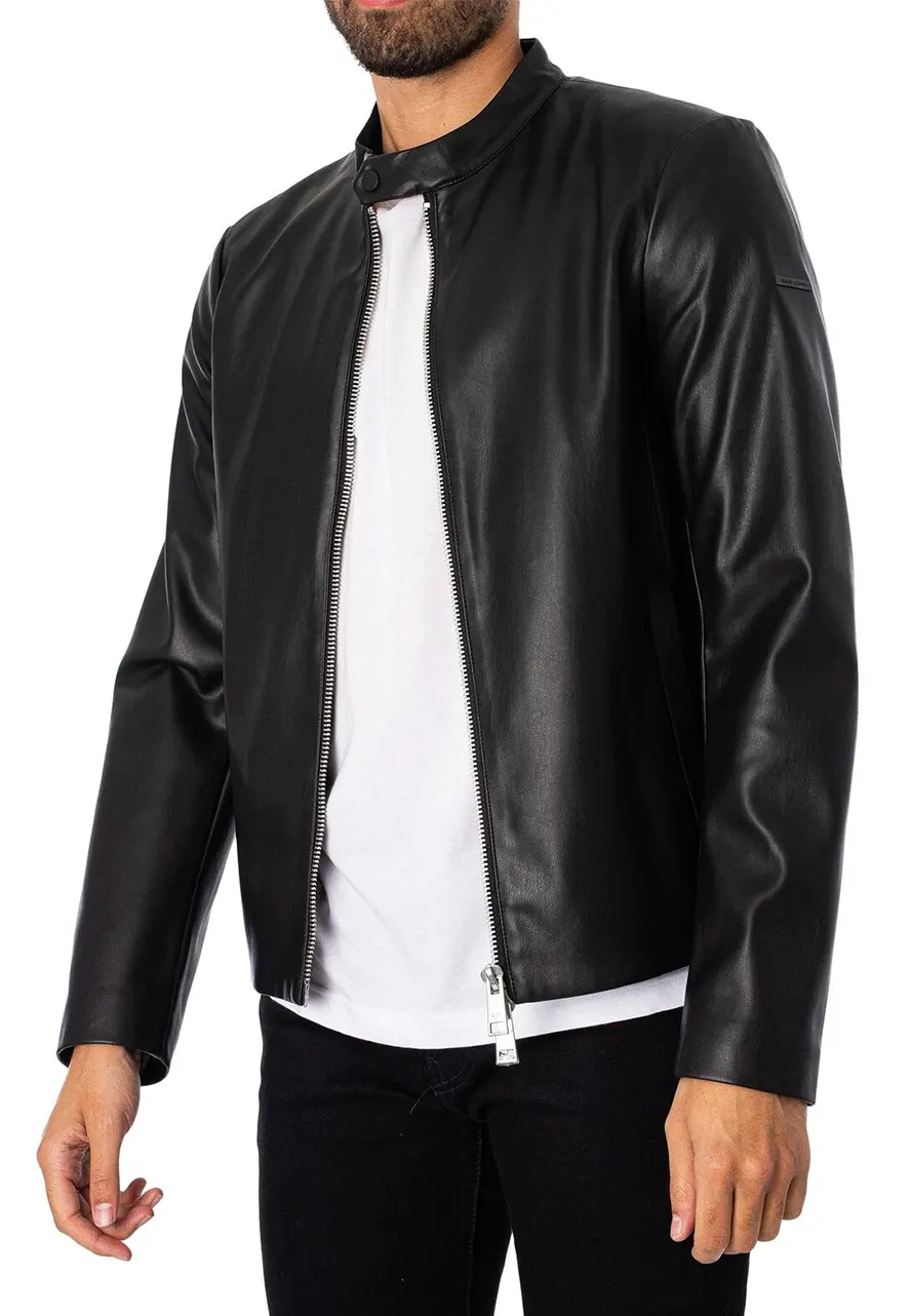 mens-snap-button-collar-black-faux-leather-jacket-4 mens-snap-button-collar-black-faux-leather-jacket