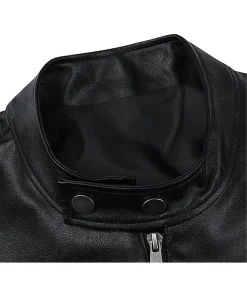 mens-stand-collar-casual-black-faux-leather-jacket