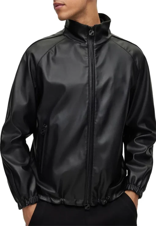 mens-stand-collar-faux-leather-black-bomber-jacket