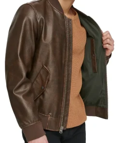 mens-varsity-brown-faux-leather-bomber-jacket