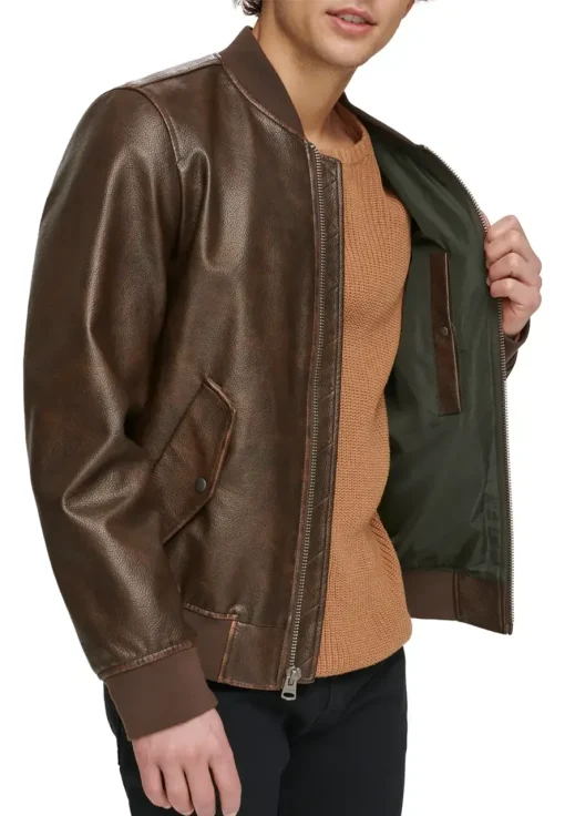 mens-varsity-brown-faux-leather-bomber-jacket