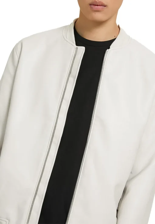 mens-white-bomber-faux-leather-jacket