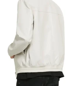 mens-white-bomber-faux-leather-jacket