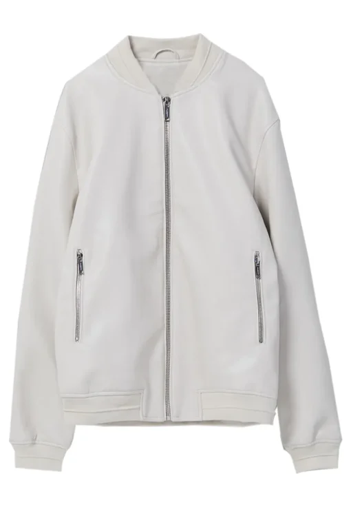 mens-white-bomber-faux-leather-jacket