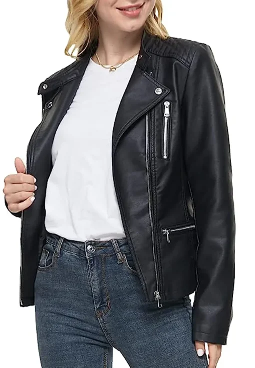 women-zip-up-motorcycle-black-faux-leather-jacket