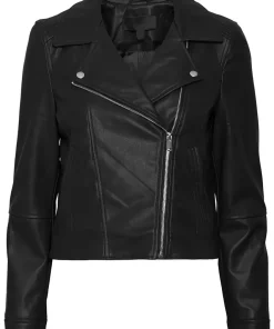 womens-bella-black-faux-leather-moto-jacket