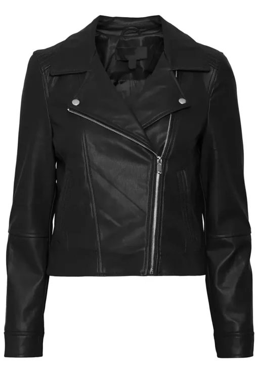 womens-bella-black-faux-leather-moto-jacket