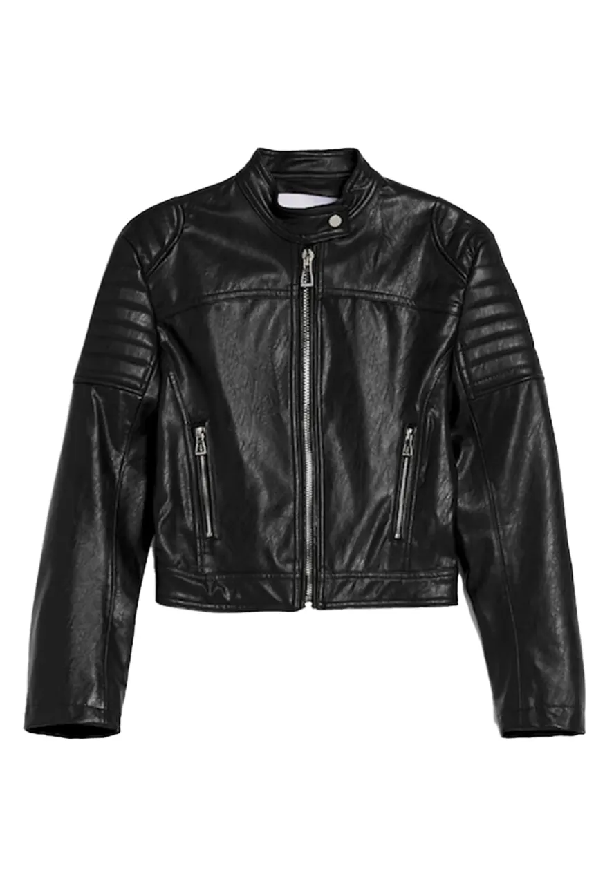 womens-black-faux-leather-biker-racing-jacket-3 womens-black-faux-leather-biker-racing-jacket