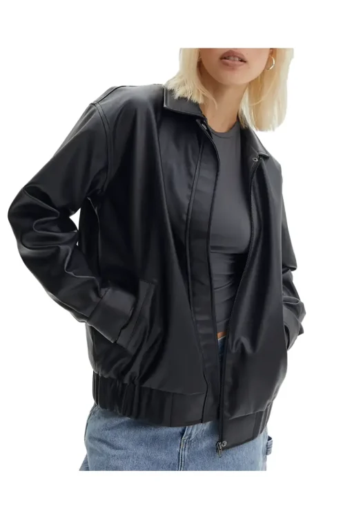 womens-black-faux-leather-drop-shoulder-oversized-jacket
