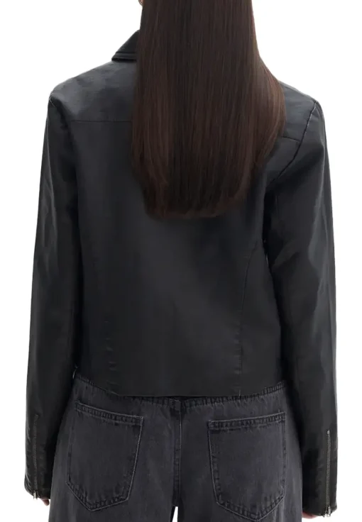 womens-black-faux-leather-fitted-long-sleeve-jacket