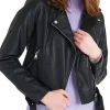womens-black-faux-leather-light-jacket