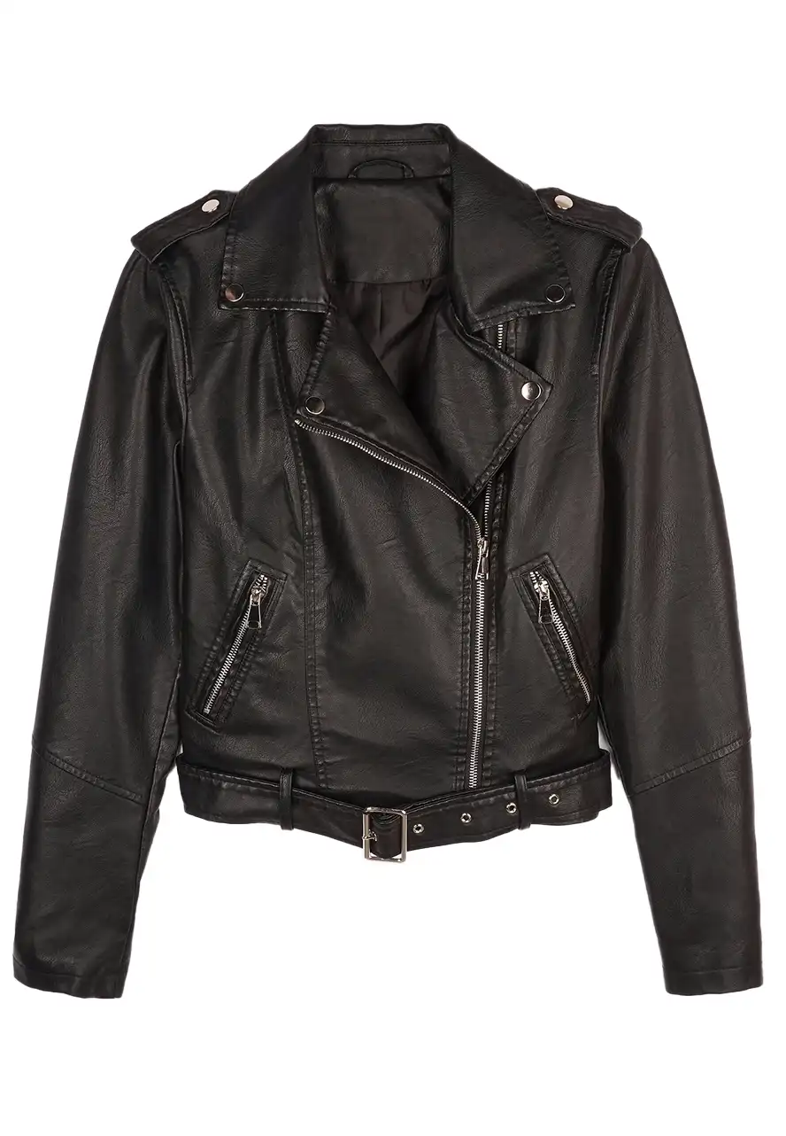 womens-black-faux-leather-light-jacket-4 womens-black-faux-leather-light-jacket