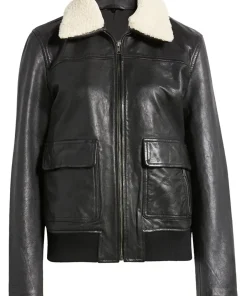 womens-black-leather-bomber-jacket-with-removable-faux-shearling-trim