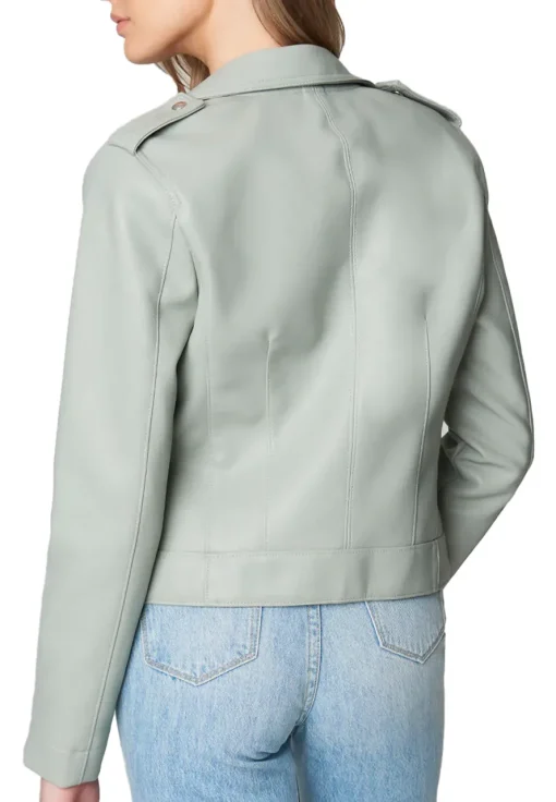 womens-brando-green-faux-leather-biker-jacket