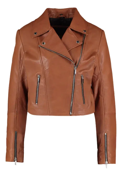 womens-brown-asymmetrical-zipper-faux-leather-jacket