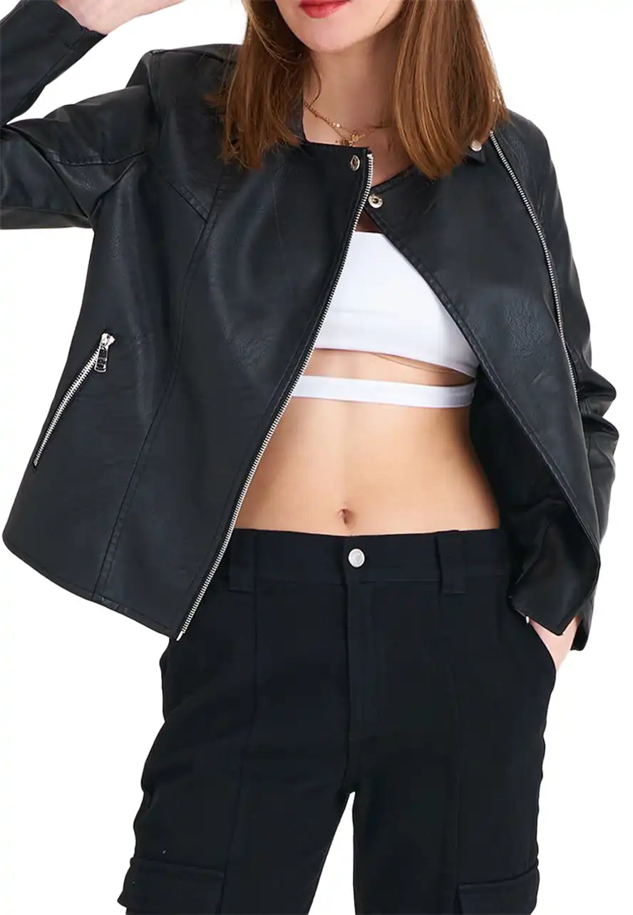 womens-casual-black-faux-leather-biker-jacket-3 womens-casual-black-faux-leather-biker-jacket