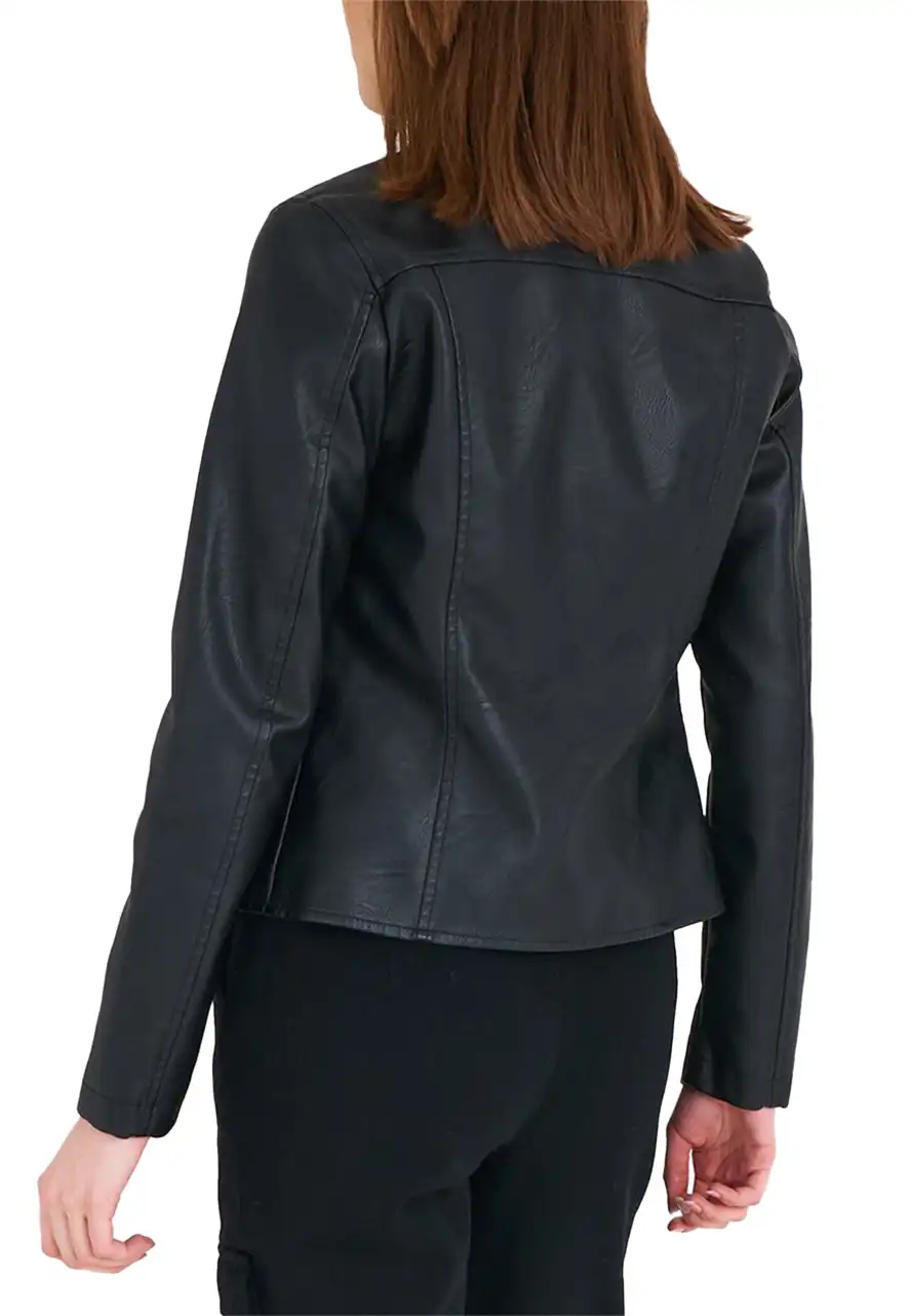 womens-casual-black-faux-leather-biker-jacket-4 womens-casual-black-faux-leather-biker-jacket