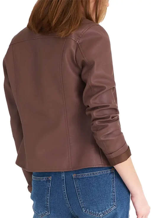 womens-casual-brown-faux-leather-biker-jacket