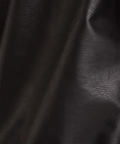 womens-faux-leather-black-oversize-bomber-jacket