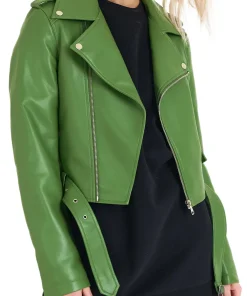 womens-green-faux-leather-biker-jacket-with-belt