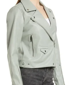 womens-moto-green-faux-leather-jacket
