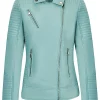 womens-tiffany-blue-faux-leather-casual-biker-jacket