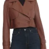womens-walnut-faux-leather-cropped-trench-jacket