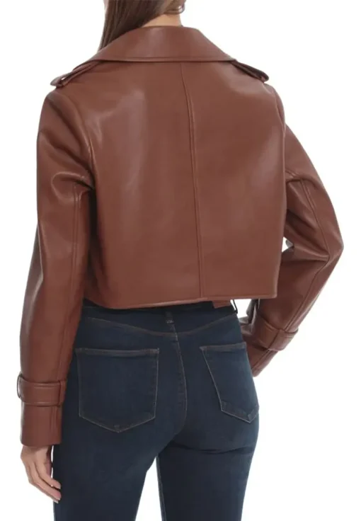 womens-walnut-faux-leather-cropped-trench-jacket