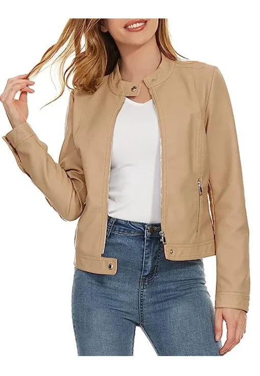 womens-zip-up-motorcycle-camel-faux-leather-jacket