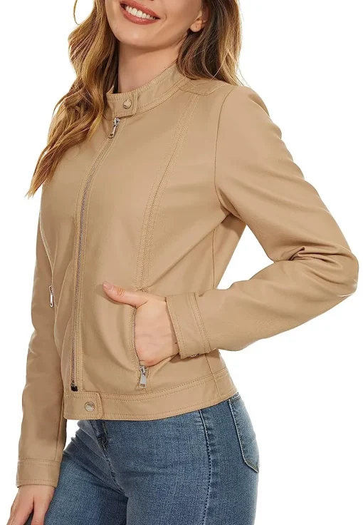 womens-zip-up-motorcycle-camel-faux-leather-jacket