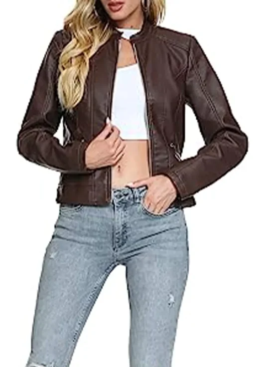 womens-zip-up-motorcycle-coffee-faux-leather-jacket