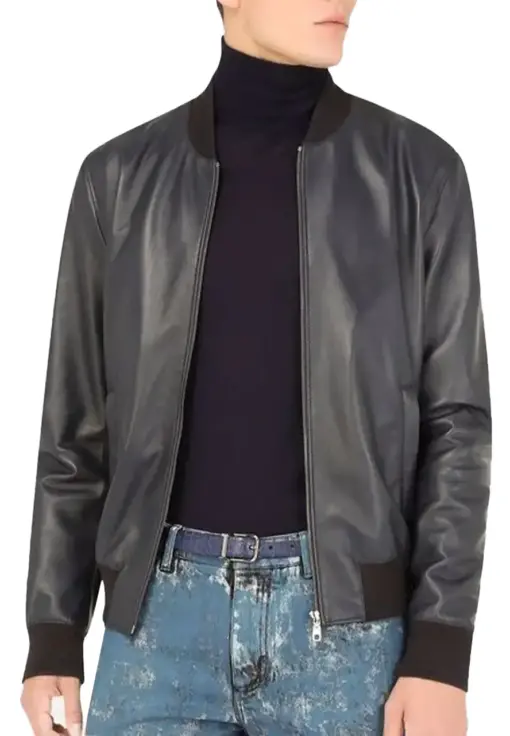 grey-faux-leather-bomber-jacket-mens