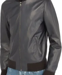grey-faux-leather-bomber-jacket-mens
