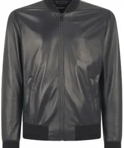 grey-faux-leather-bomber-jacket-mens