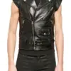 mens-basic-black-faux-leather-biker-vest