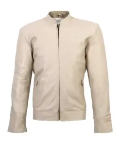 mens-beige-faux-leather-jacket