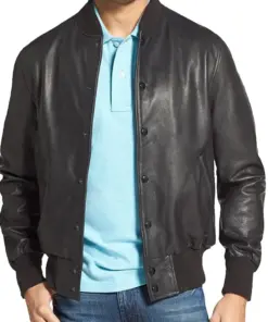 mens-black-faux-leather-slim-fit-moto-bomber-jacket