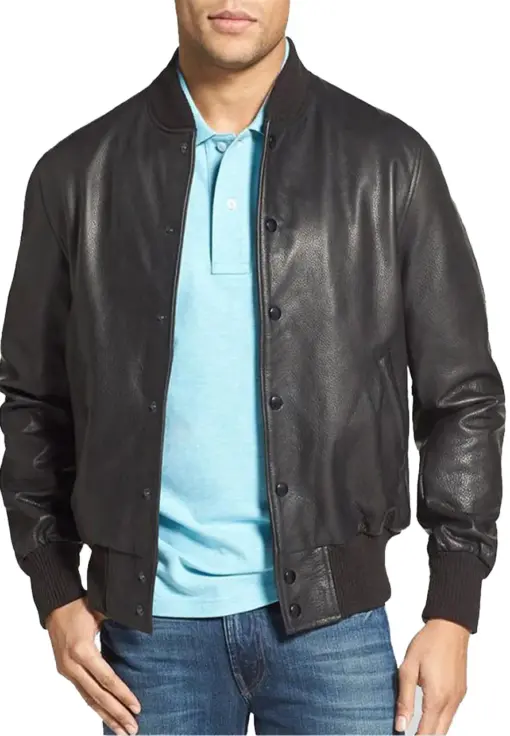 mens-black-faux-leather-slim-fit-moto-bomber-jacket