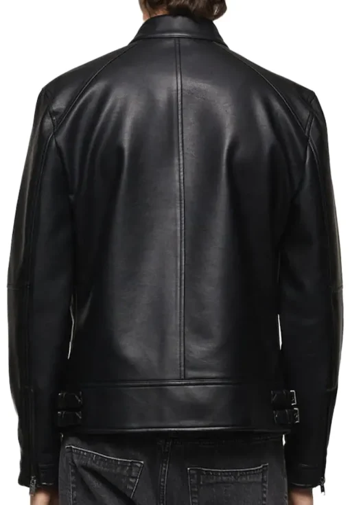 mens-black-faux-leather-sport-biker-jacket