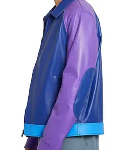 mens-blue-faux-leather-biker-racing-jacket