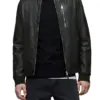 mens-boyton-black-faux-leather-bomber-jacket