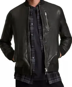 mens-boyton-black-faux-leather-bomber-jacket