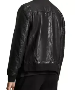 mens-boyton-black-faux-leather-bomber-jacket