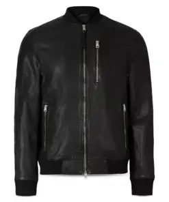 mens-boyton-black-faux-leather-bomber-jacket