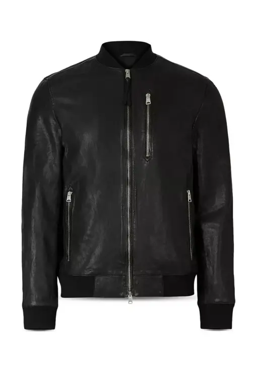 mens-boyton-black-faux-leather-bomber-jacket