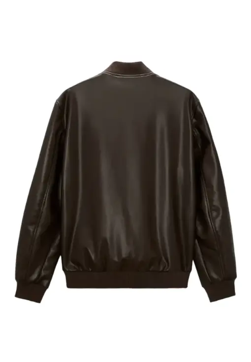 mens-brown-faux-leather-slim-fit-bomber-jacket