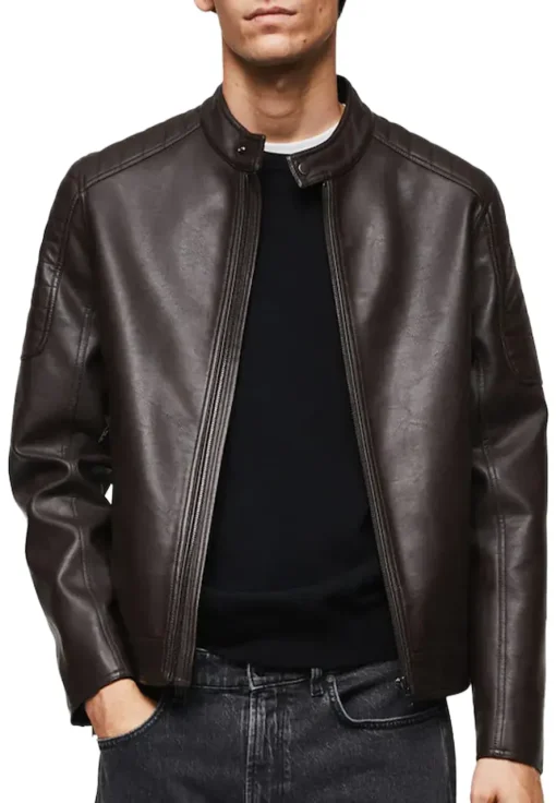 mens-brown-faux-leather-sport-biker-jacket